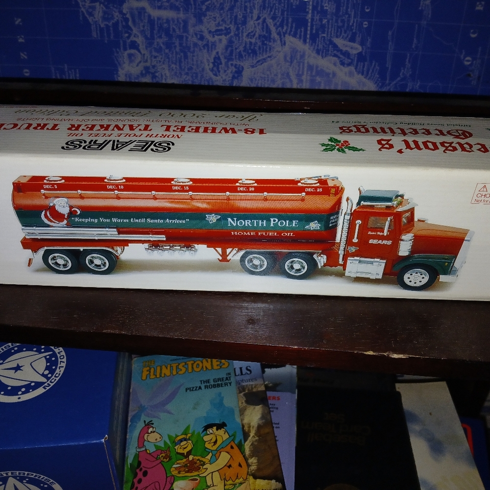 Sears northpole tanker truck with coinbank